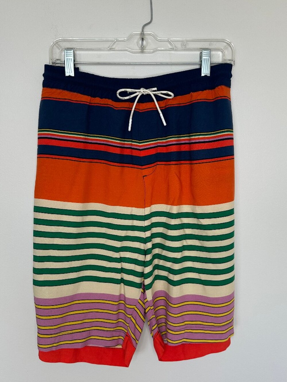 Scotch & Soda Men's Colorful Striped Bermuda Shorts Size 38